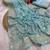 Firozi zari embroidery work georgette saree with blouse