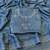 Blue zharkan stone work chiffon saree with blouse