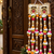 handmade shubh labh floral beads door hanging for home entrance decoration (pack of 2)