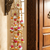 handmade shubh labh floral beads door hanging for home entrance decoration (pack of 2)