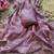 Levender multicolor sequece embroidery work nc moss saree with blouse