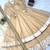 Cream tabby organza mirror work anarkali lehenga set