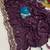 Wine multicolor sequece embroidery work star georgette saree with blouse