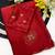 Maroon handwork rangoli saree with blouse