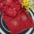 Maroon handwork rangoli saree with blouse