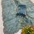Firozi beads embroidery work fendy satin saree with blouse