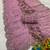 Levender beads embroidery work fendy satin saree with blouse