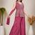 Ethnic Motifs Embroidered Sequinned Scalloped Kurti with Palazzo & Dupatta
