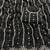 Black beads embroidery work fendy satin saree with blouse