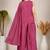 Ethnic Motifs Embroidered Sequinned Scalloped Kurti with Palazzo & Dupatta