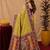 Neon wine art silk blend jacquard motif work saree with unstitched blouse piece