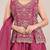 Ethnic Motifs Embroidered Sequinned Scalloped Kurti with Palazzo & Dupatta