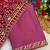 Gajari multicolor sequece embroidery work star georgette saree with blouse