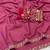 Gajari multicolor sequece embroidery work star georgette saree with blouse
