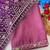Onion multicolor sequece embroidery work star georgette saree with blouse