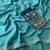 Sky multicolor sequece embroidery work star georgette saree with blouse