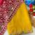 Yellow multicolor sequece embroidery work star georgette saree with blouse