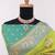 Green top dyed weaving soft silk blend saree with blouse