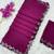 Wine multicolor sequece embroidery work georgette saree with blouse