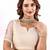 Chikoo handwork fendy satin saree with blouse