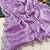 Purple zharkan stone work  saree with blouse