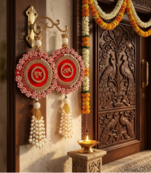 handmade decorative hanging for beautiful wall decoration hanging decorations (pack of 2)