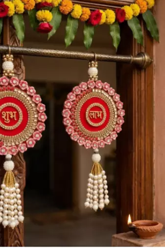 handmade decorative hanging for beautiful wall decoration hanging decorations (pack of 2)