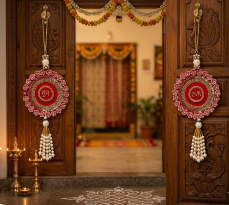 handmade decorative hanging for beautiful wall decoration hanging decorations (pack of 2)