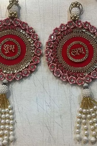 handmade decorative hanging for beautiful wall decoration hanging decorations (pack of 2)