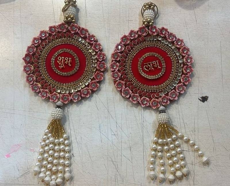 handmade decorative hanging for beautiful wall decoration hanging decorations (pack of 2)