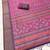 Wine digital print dola silk blend saree with blouse