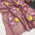 Onion brush paint georgette saree with blouse