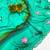 Rama brush paint georgette saree with blouse
