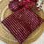 Maroon multicolor sequece embroidery work satin chiffon saree with blouse