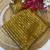 Mustard multicolor sequece embroidery work satin chiffon saree with blouse