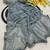 Grey multicolor sequece embroidery work georgette saree with blouse