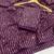 Wine multicolor sequece embroidery work georgette saree with blouse
