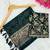 Petrol foil work georgette saree with blouse