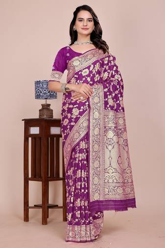 Wine tapela dying dola silk blend saree with blouse
