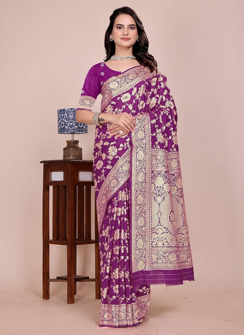 Wine tapela dying dola silk blend saree with blouse