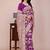Wine tapela dying dola silk blend saree with blouse