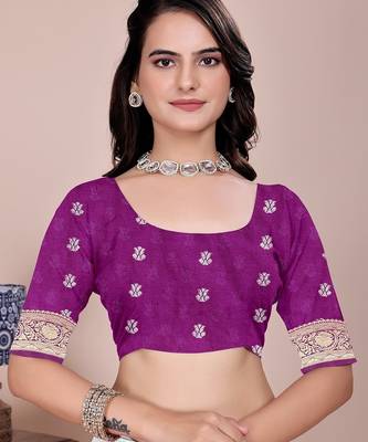 Wine tapela dying dola silk blend saree with blouse 4