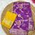 Lavender tapela dying dola silk blend saree with blouse