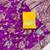 Purple tapela dying dola silk blend saree with blouse