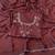 Maroon zharkan stone work moss chiffon saree with blouse