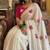 Chikoo handwork star georgette saree with blouse