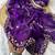 Purple beads embroidery work fendy satin saree with blouse