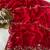 Red beads embroidery work fendy satin saree with blouse