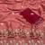 Gajari zari embroidery work star georgette saree with blouse