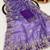 Lavender zari embroidery work star georgette saree with blouse